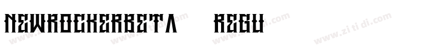 NewRockerBeta30 Regu字体转换